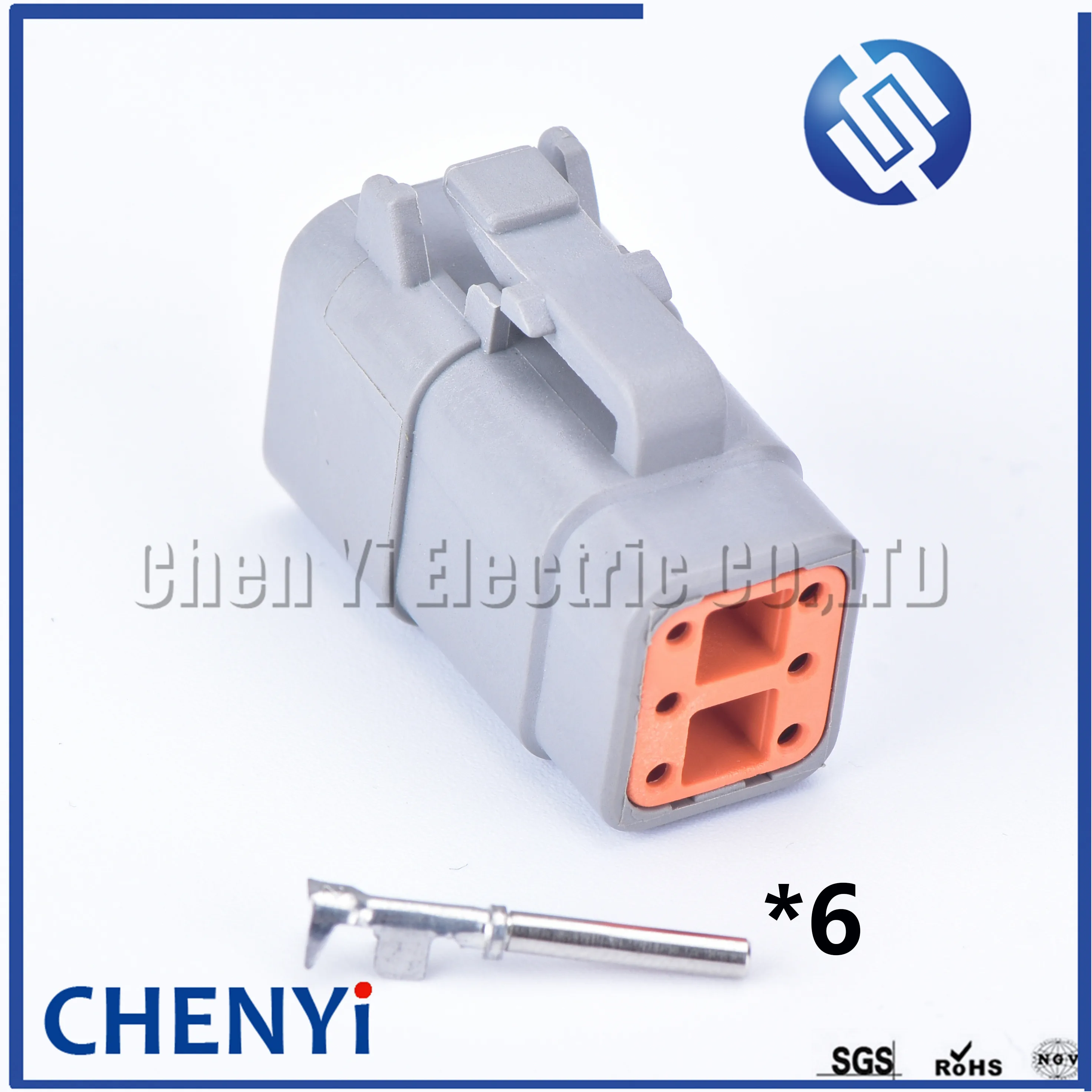 1 set Deutsch DTM 6pin connector DTM06-6S Male Female Auto Waterproof Connector Automotive Sealed Plug DTM04-6P