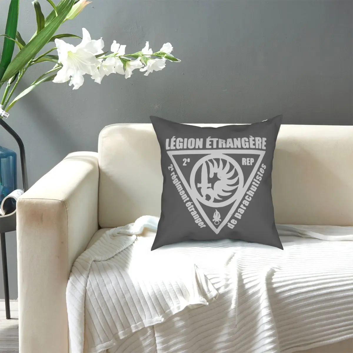 French Foreign Legion Pillow Case Legion Etrangere Legio Patria Nostra Cushion Covers Decorative Pillowcover for Car 18\'