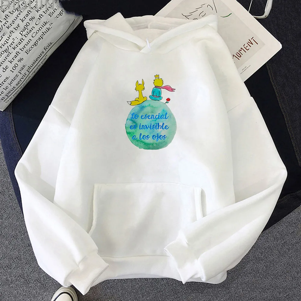 Kawaii Little Prince Graphic Hoody 2021 New Women Men Harajuku Hoodies Funny Cartoon Ulzzang Spring Autumn Clothes Female Hooded