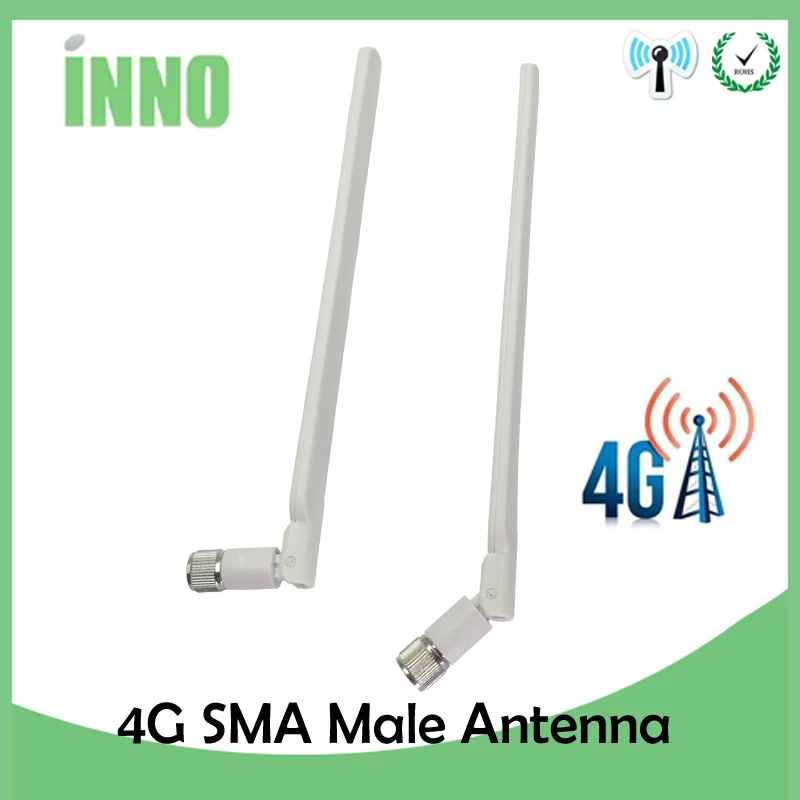 Eoth 2pcs 4G lte antenna 5dbi SMA Male Connector Plug antenne for huawei router external repeater wireless modem antene