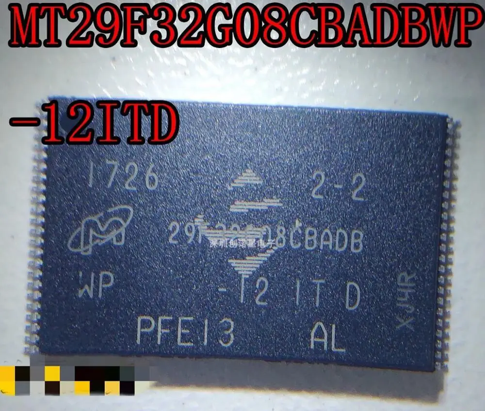 

5PCS/MT29F32G08CBADBWP-12IT:D MT29F32G08CBADBWP MT29F32G08CBADBWP-12IT 29F32G08CBADB TSOP48