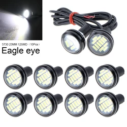 18/23 MM Car Eagle Eye DRL Led Daytime Running Lights LED 12V Backup Reversing Parking Signal Automobiles Lamps DRL Car styling