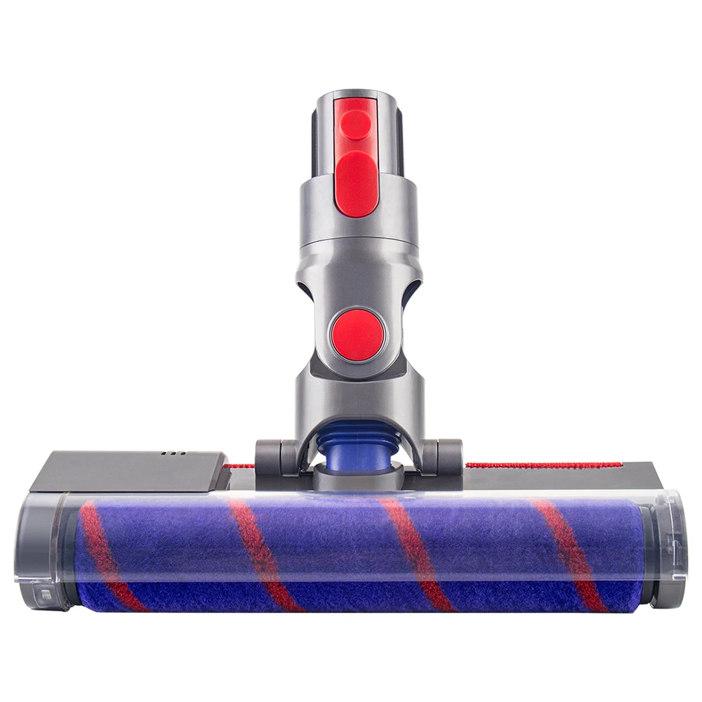 Soft Roller Slim Brush Head For Dyson V15/V12/V11/V10/V8/V7 with Laser Light Vacuum Cleaner Accessories