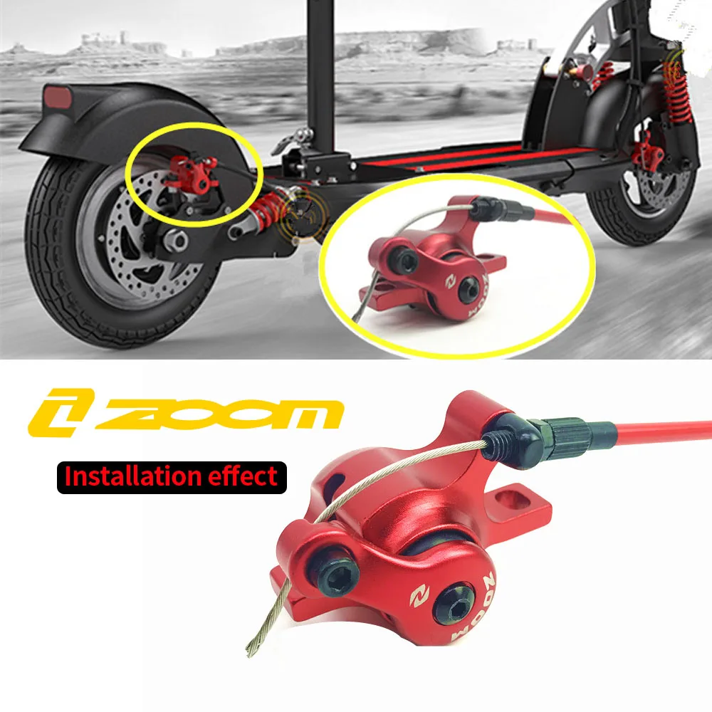 ZOOM Disc Brake For Electric Scooter 10inch Left & Right Electric Brake Caliper With Brake Rotor 110mm 120mm