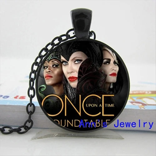 2020 New Once upon a Time Necklace Once upon a Time Jewelry Glass Cabochon Necklace Pendant HZ1