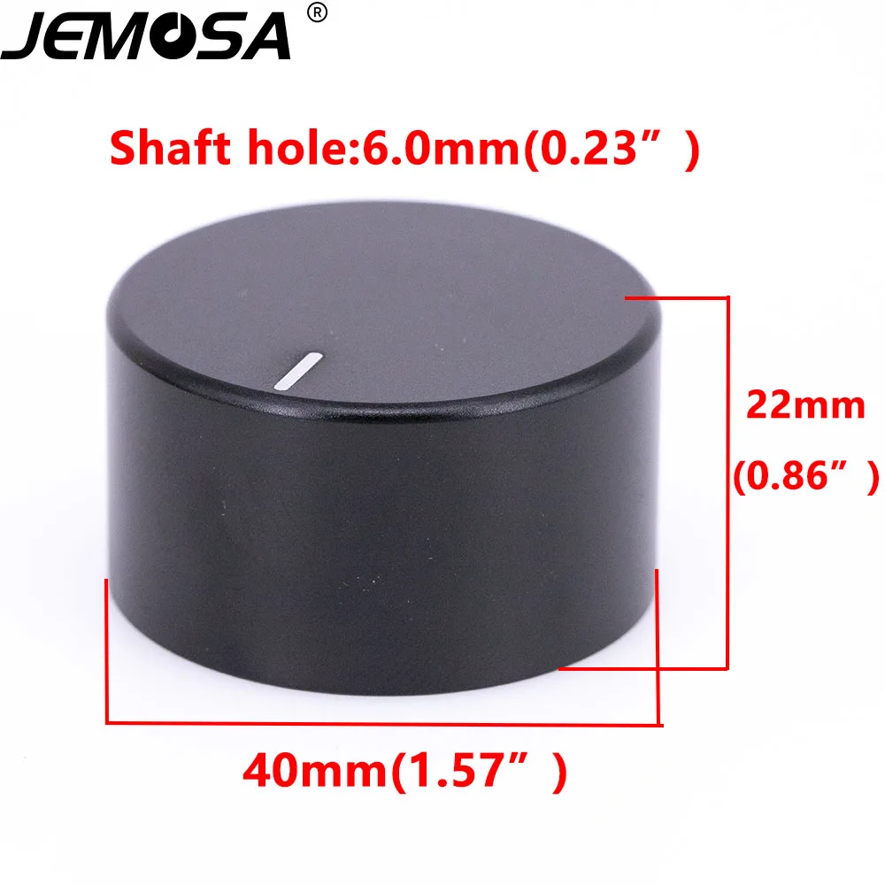 6 مللي متر المعادن الغيتار لهجة حجم المقبض الجهد قبعة غطاء التحكم دفع المقبض مع ثقب Hifi الصوت الغيتار اكسسوارات 40*22 مللي متر 1 قطعة