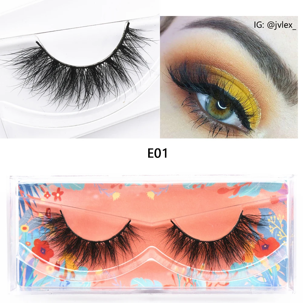 3D Curl Wispy Fluffy Lashes Eyelashes 3D Mink Lashes Cruely-free Mink False Eyelash Natural Long Fake Lashes Beauty Makeup Lash