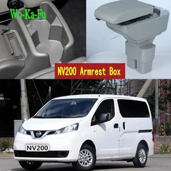 Arm Rest For Nissan NV200 evalia Armrest Box Center console Car Center Console Armrests Storage Box evalia with USB interface
