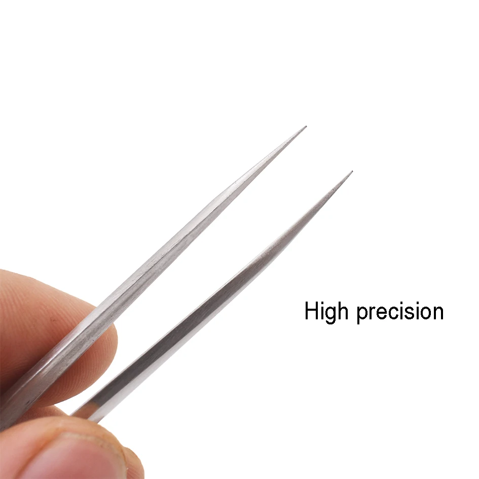 Vetus SP Eyelash Tweezers Stainless Steel Anti-Static Ultra Rigidity Curved Tweezer For Eyelashes Extension Makeup 180pcs/lot