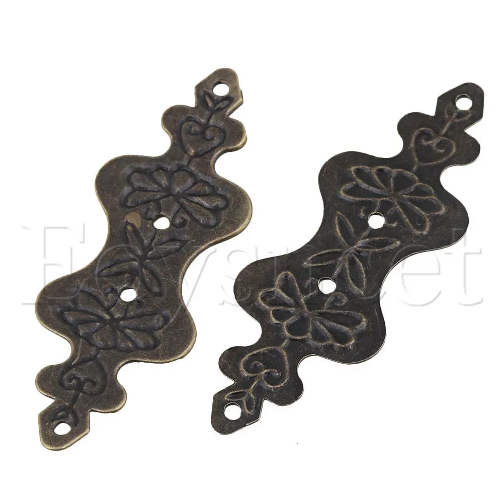 20pcs Bronze Furniture Decorative Decor Vintage Corner Protector Desk Edge Cover