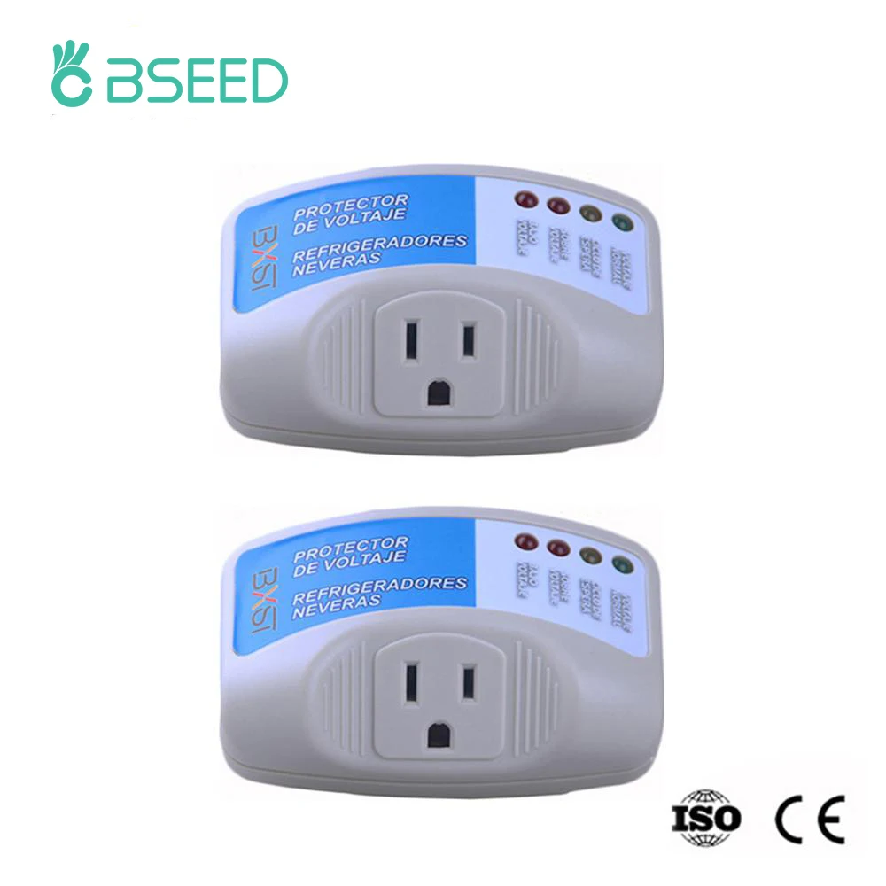 Bseed 2Pack US Surge Protector Voltage Brownout Plug 120V Home Appliance White PC Series US Plug American Standard