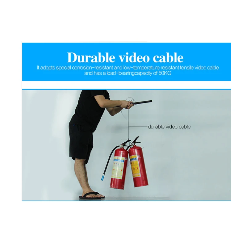 1.6mm or 2.2mm Extendable Durable Cable for Underwater Fishing Camera