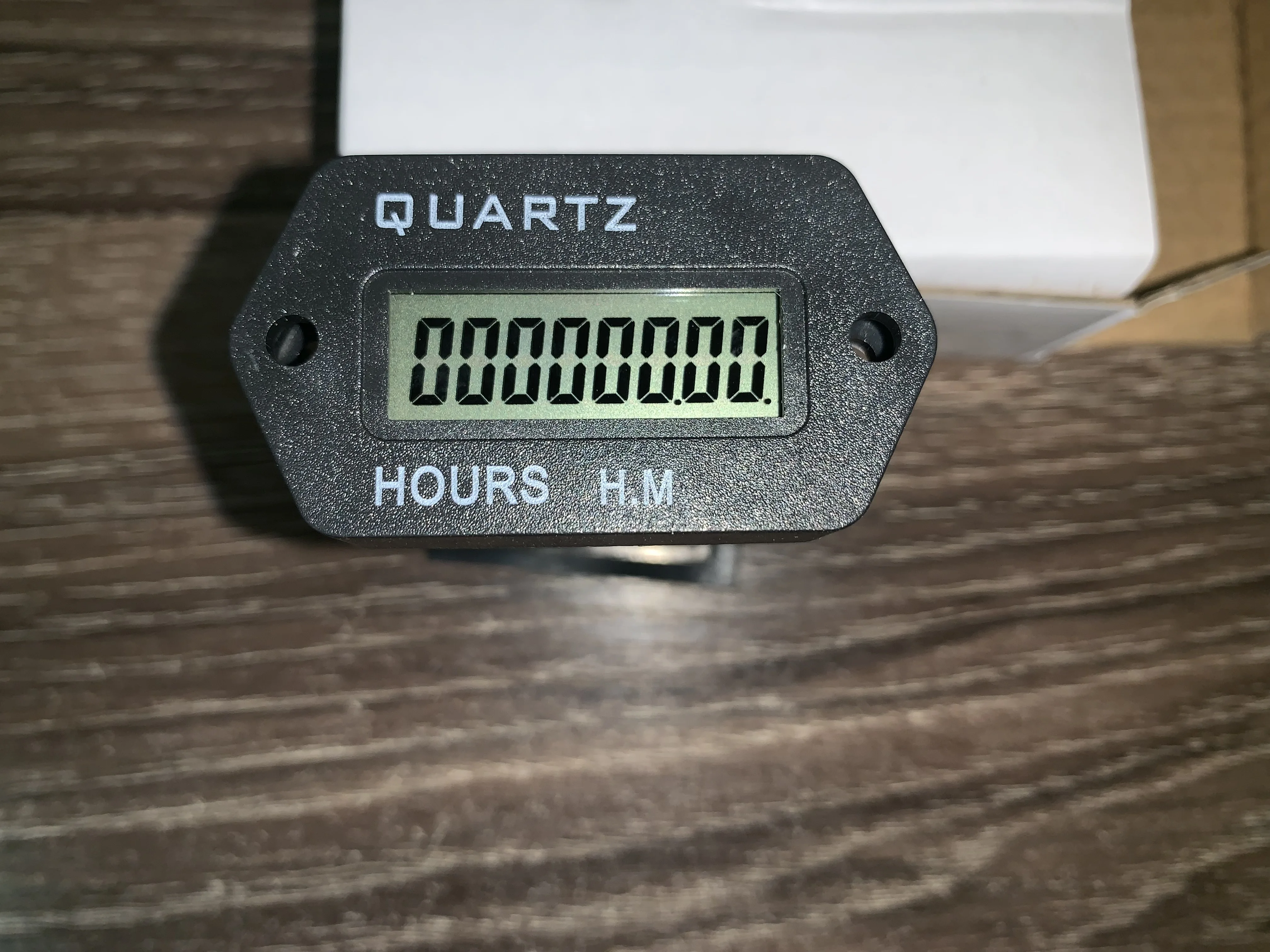 1-999999H59M quartz Tire time generator generator excavator lawn mower bulldozer LCD industrial timer resettable hour minite