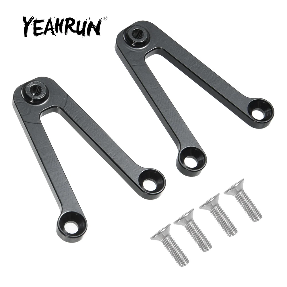 YEAHRUN 2Pcs Aluminum Front Extension Shock Mount for TF2 Trail Finder 2 1/10 RC Crawler Car Upgrede Parts