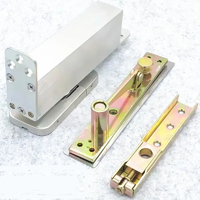 Surface Mount Floor Spring Hinge Closer Wooden Aluminum Frame Door Conceal Pivot Mortise