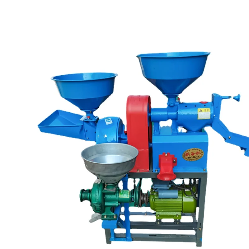 

TT Photosynthetic Rice Milling Rice Husking Machine Small Household Rice Corn Wheat Millet Hulling Shell Peel Machine Dozen Rice