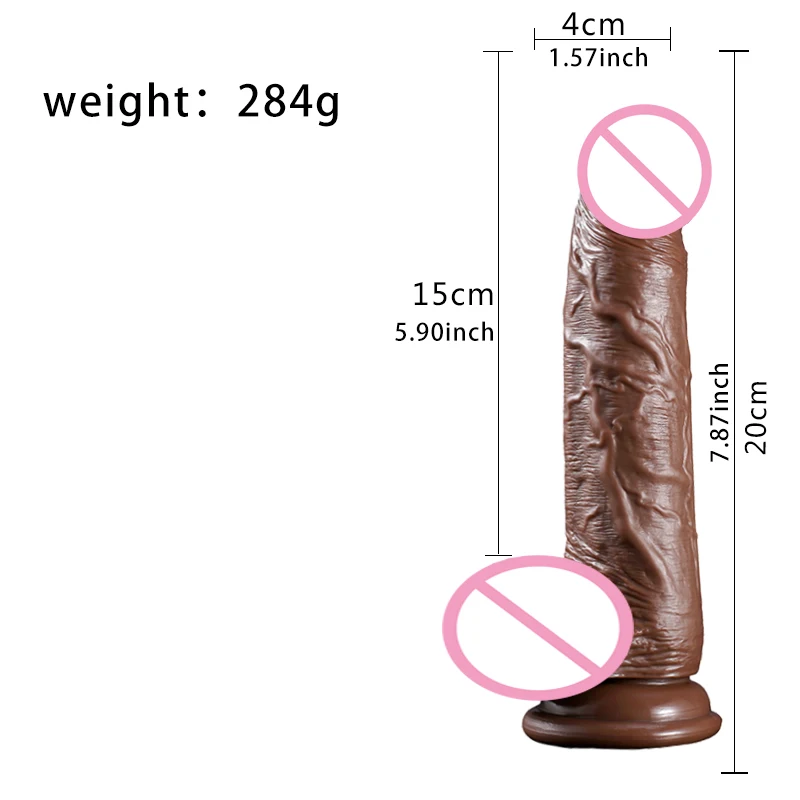 Moonuo Exotic Female Masturbator Healthy soft glue Realistic Soft Dildo Suction Cup for Women Big Dick Sex Toys