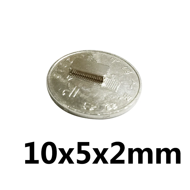 20~500pcs 10x5x2 mm Small Block Powerful Magnets 10*5*2 Super Neodymium Magnet 10x5x2mm Stong NdFeB Permanent Magnetic 10*5*2 mm