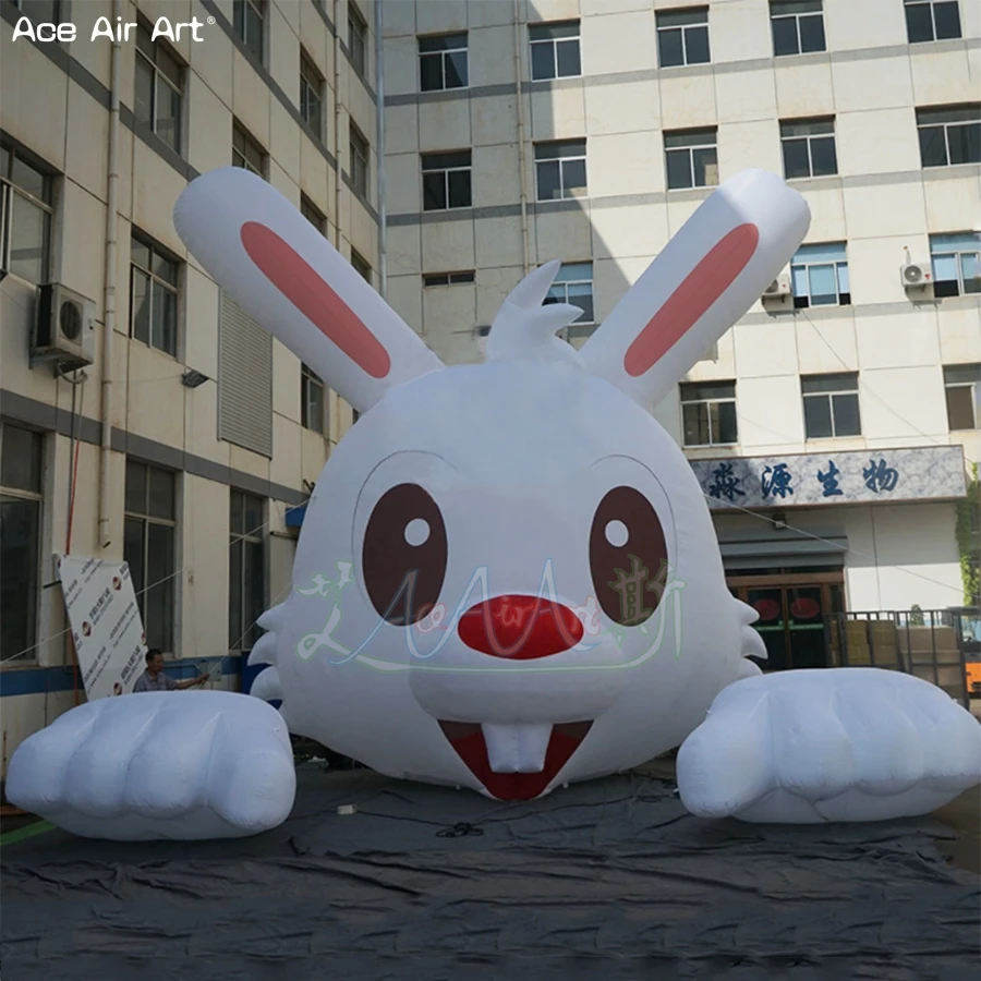 

Popular Style Outdoor Giant Inflatable Easter Bunny/Rabbit Cartoon, For Festival Garden Lawn Yard Decor Made By Ace Air Art