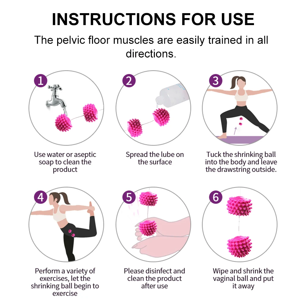 Safe Silicone Smart Ball Vibrator Kegel Ball Ben Wa Ball Vagina Tighten Exercise Machine Sex Toy for Women Vaginal Geisha Ball