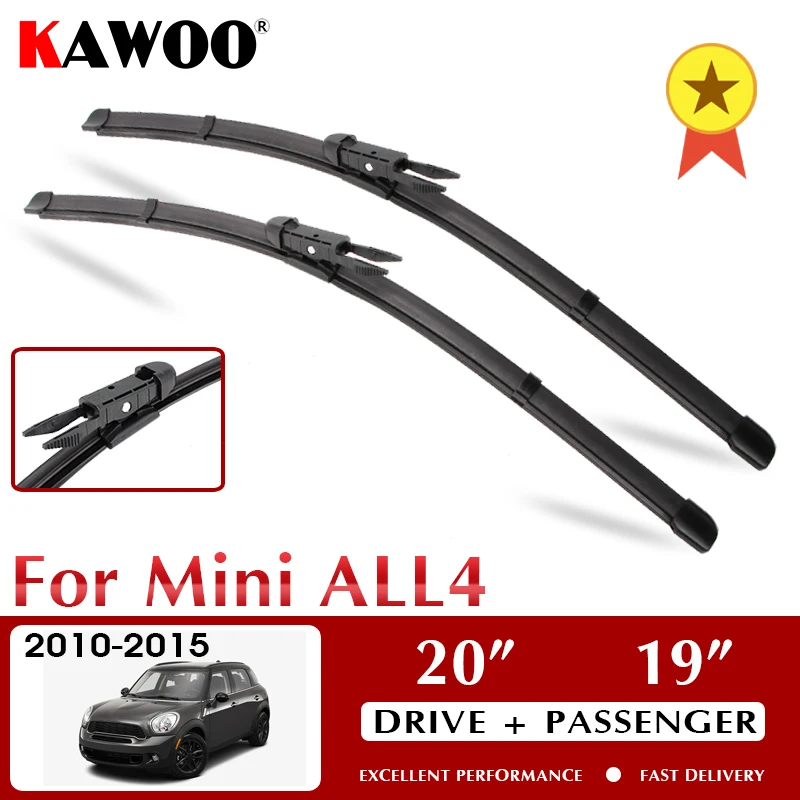 KAWOO Wiper Front Car Wiper Blades For Mini ALL4 2010-2015 Windshield Windscreen Window 20