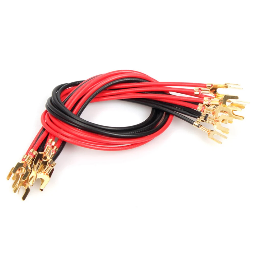 Linha de teste física da ligação da eletricidade do fio experimental do circuito de fio da forquilha em forma de u