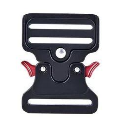 Men's 50mm Tactical Belt Buckle Army Combat Training Strap Metal Buckle Quick Release Alloy Wear-resistant Buckle