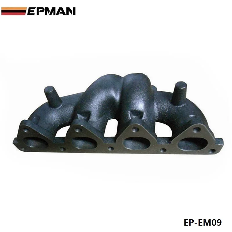 Iron Cast Turbo Engine Exhaust Manifold Header For Honda Civic D16Y D-SERIES T3 / T25 Jdm EP-EM09