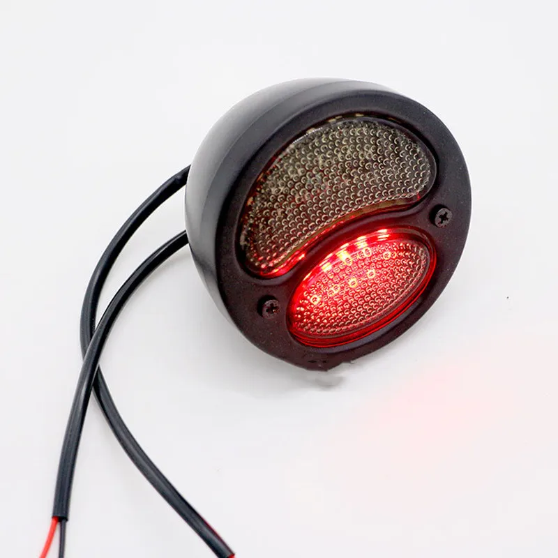 New motorcycle LED single tail light Motorcycle LED Tail Light For Cafe Racer Duolamp Vintage Rear Stop Lamp Brake Light