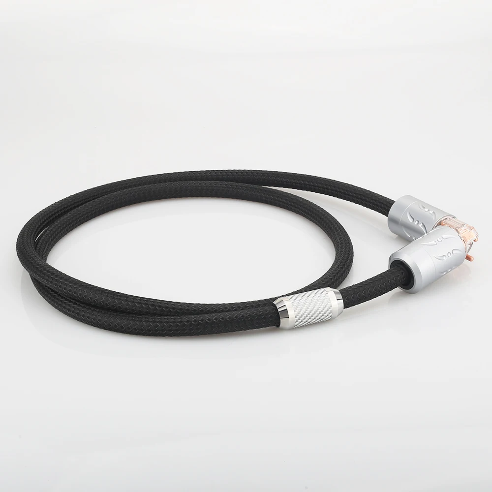 คุณภาพสูง Viborg VP1501 EU Audiophile Schuko สายไฟ IEC 100% ทองแดงบริสุทธิ์