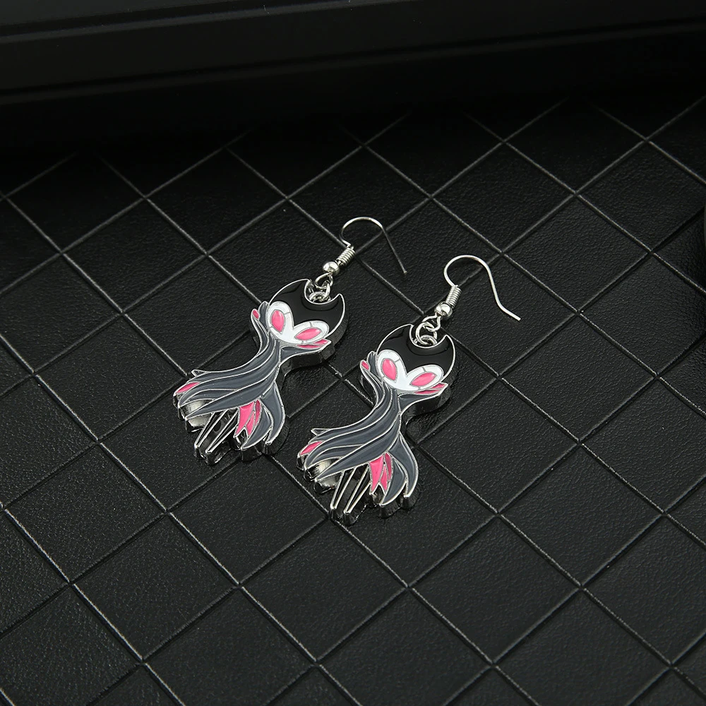 New Game Hollow Knight Earrings Cartoon Metal Octopus Pendant Ear Rings Holder Men Women Figure Brelok Chaveiro Llaveros Trinket - Image 4