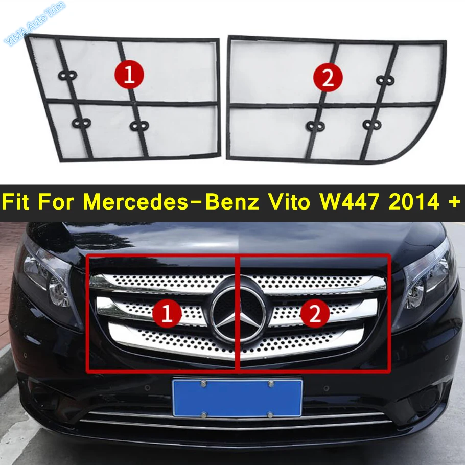 

Car Insect Screening Mesh Front Grille Grill Protect Net Cover Trim For Mercedes-Benz Vito W447 2014 - 2021 Exterior Accessories