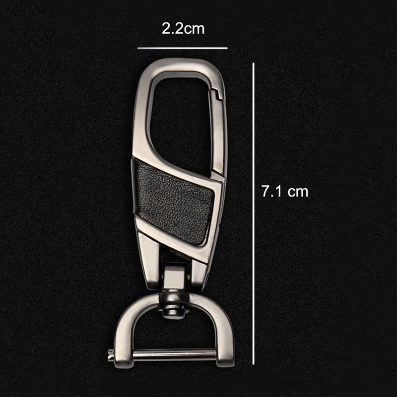Neuer Schlüsselanhänger aus Leder, modischer Charm, Metall-Schlüsselring, Partygeschenk, Schlüsselanhänger, Schnalle, Schmuck, Großhandel – Detail 2