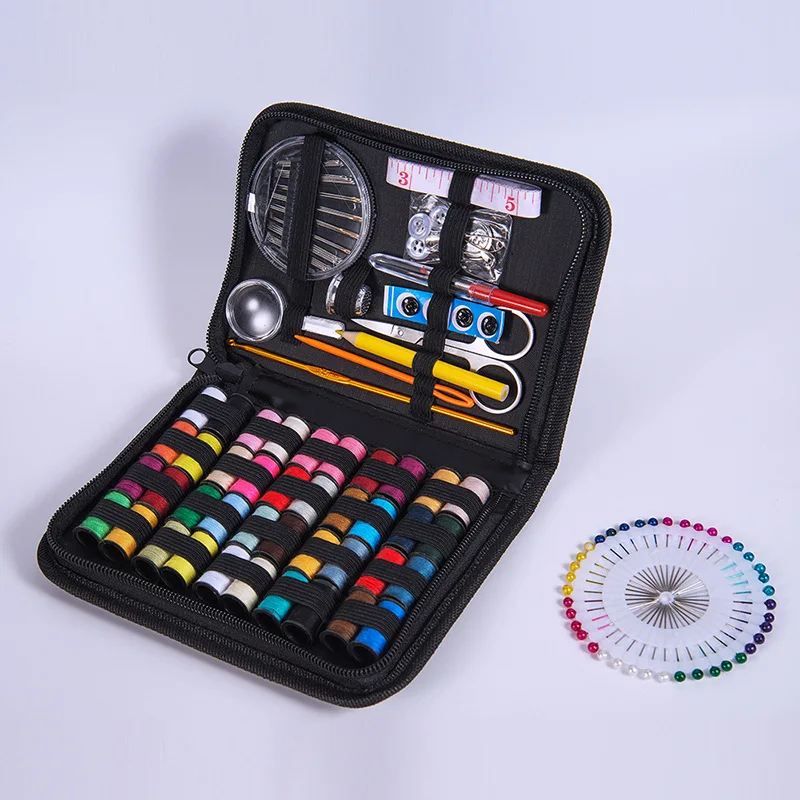 

128pc Sewing Kits DIY Multi-function Sewing Box Set for Hand Quilting Stitching Embroidery Thread Sewing Accessories