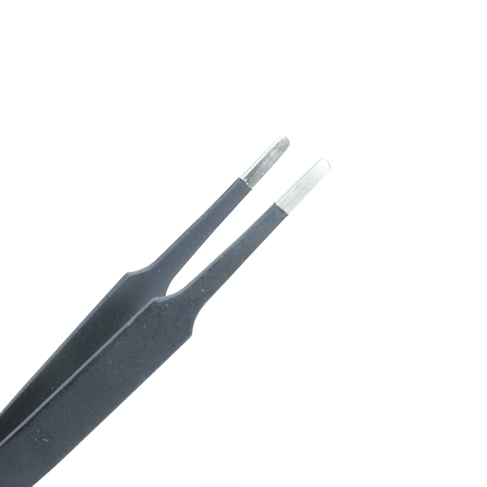 6Pcs ESD Anti-StaticสแตนเลสสตีลแหนบอุตสาหกรรมPrecisionโค้งตรงแหนบซ่อมเครื่องมือ2020