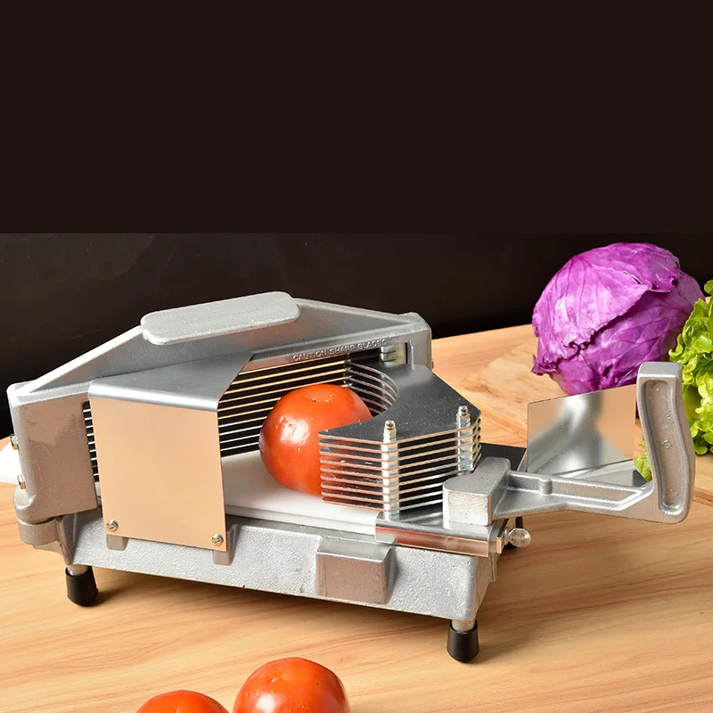 Imagem -02 - Alloy Tomato Slicer Comercial Folha Verdes Vegetais Salad Maker Cortador de Frutas Macias