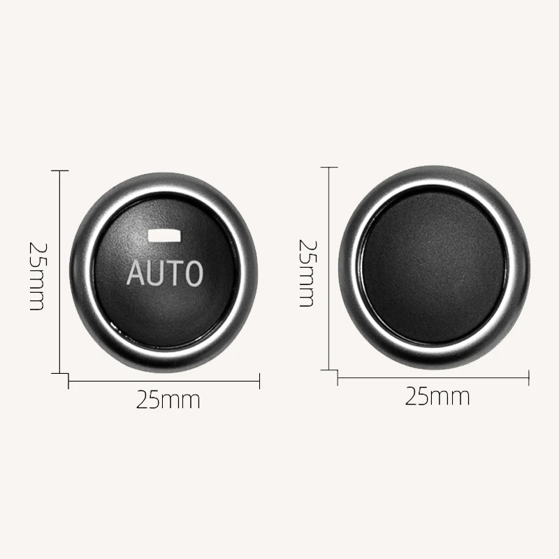 Rear Air Conditioning Temperature Adjustment Heat Control Switch AC Rotary Knob for BMW 5 6 7 Series F10 F06 F12 F07 F01 F02