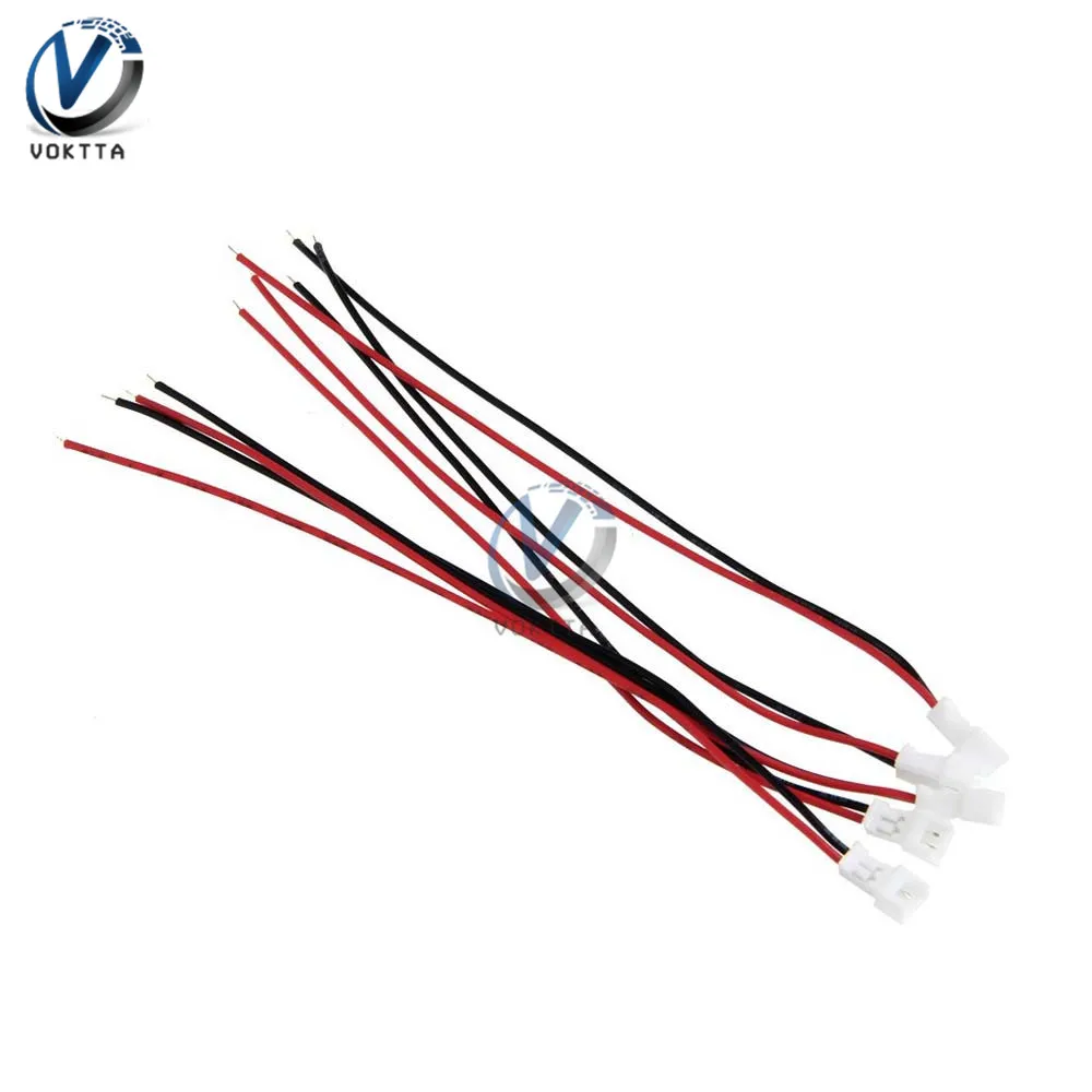 1/2/5/10 Pairs PH 1.25 Filo Connettore del Cavo Micro JST 2 Spille Maschio Femmina Connettore martinetti Spina Connettori Fili