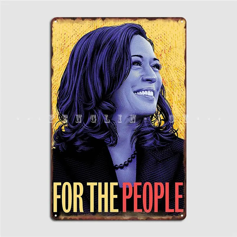 Kamala Harris Metal Sign Pub Garage Club Personalized Poster Tin Sign Poster