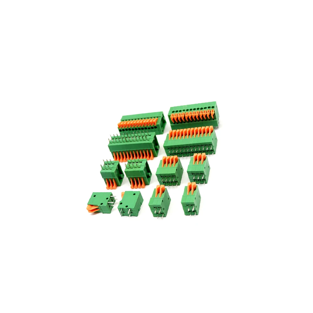 10PCS/LOT KF141R KF141V 2PIN-12PIN IGHT RIGHT ANGLE/Straight Screw Terminal Block Connector SOCKET 2.54MM 150V2A KF141V DG141R