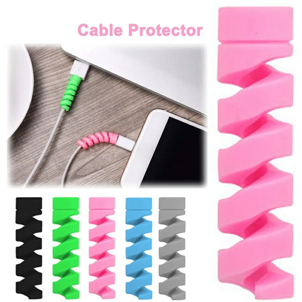 2/10Pcs Cable Protector For iPhone Charger Protection USB charging cable Cord Protector cable management USB cable organizer