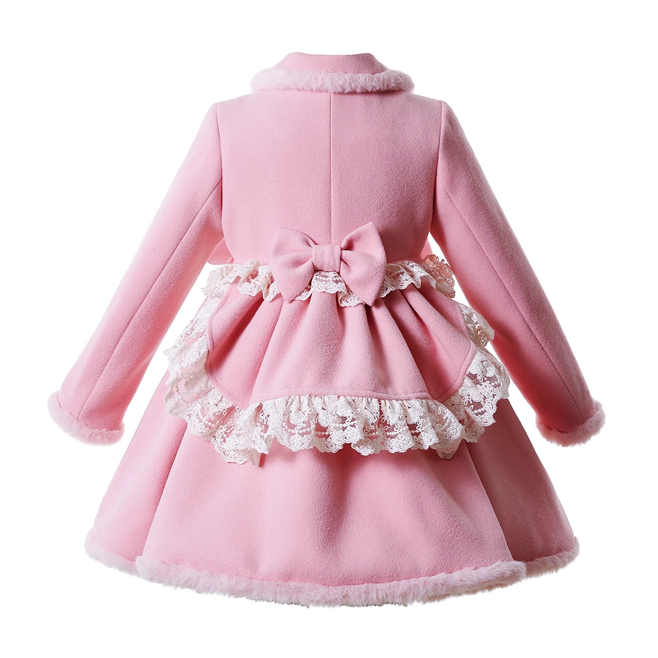 Pettigirl Pink Christmas Children Kids Girls Winter Fall Dresses Jackets Coats Clothing Size 2 3 4 5 6 7 8 9 10 11 12Years