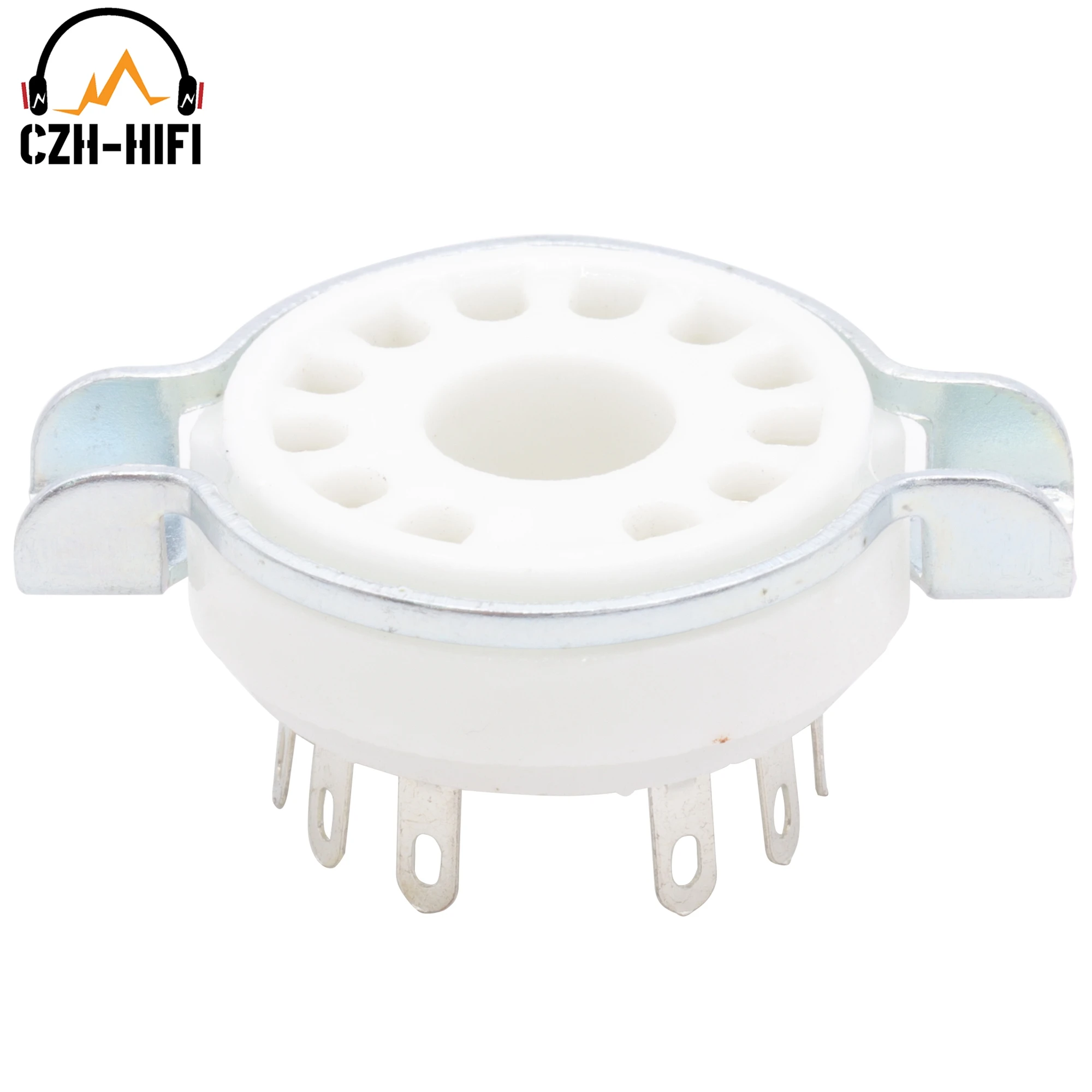 1pc 12pin B12C Keramik Rohr Buchse Ventil Basis Power Lampe Jack für 50CA10,6CA10,6HF5,6C10 6JB5 6GE5 8GU7 8AC9 9MN8 6EA4 Audio – Detail 6
