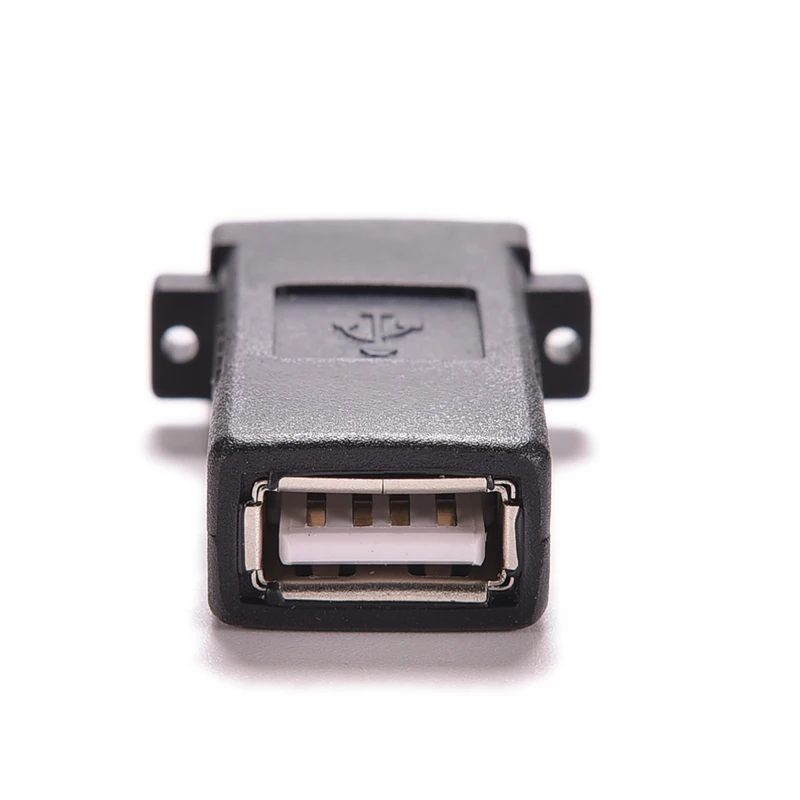 

USB 2.0 Female Coupler Cord Connector USB Female to Female Panel Mount Adapter Wall Plate Plug Standard