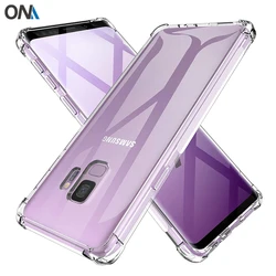 Shockproof Case for Samsung Galaxy S9 / S9 Plus Clear Silicone Phone Cases on for Samsung Galaxy S9 Plus Edge Back Cover