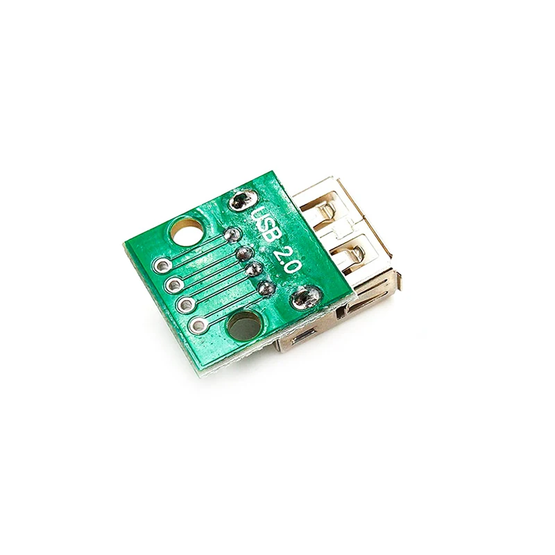 5 Stuks Type Een Vrouwelijke Usb Naar Dip 2.54Mm Pcb Connector Vrouwelijke Usb Printplaat Connector Usb Pcb Socket Usb Connector