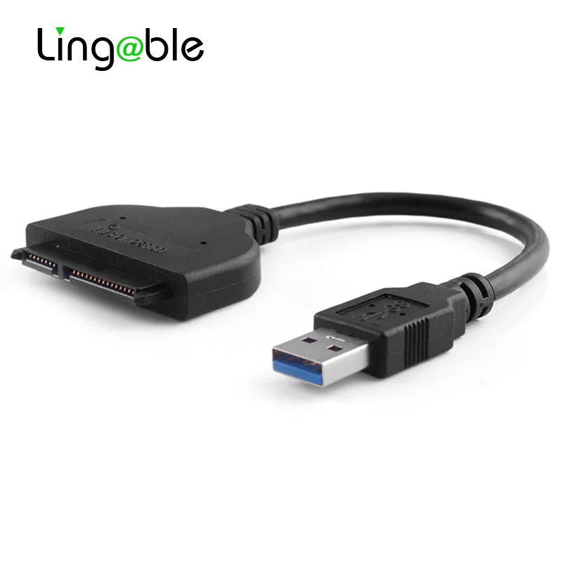 

Переходник Lingale с USB 3,0 на SATA 7 + 15 22pin, 2,5 дюйма