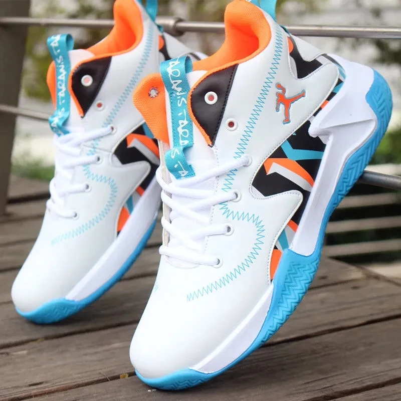 2022 Basketball Shoes for Men Cushioning Basketball Sneakers Men\'s High-top Outdoor Sport Sneakers Breathable Athletic Shoes