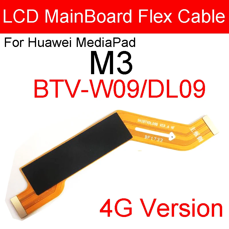 

Geniune USB Charger To Mainboard Flex Cable For Huawei MediaPad M3 BTV-DL09 BTV-W09 Motherboard Connector Flex Cable Replacement