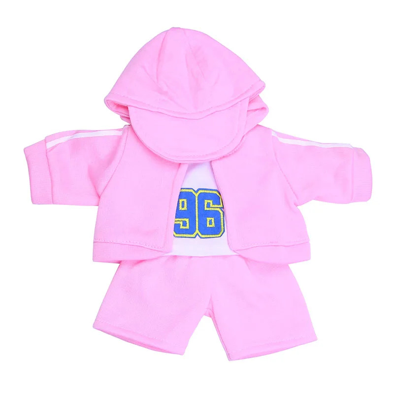 Pop Pink Doll Clothes Shoes Set For 18Inch American Doll&43CM Reborn Baby Doll Clothes Accessories Our Generation Girl's Gifts